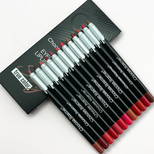 12-Color Matte Lip Liner Set