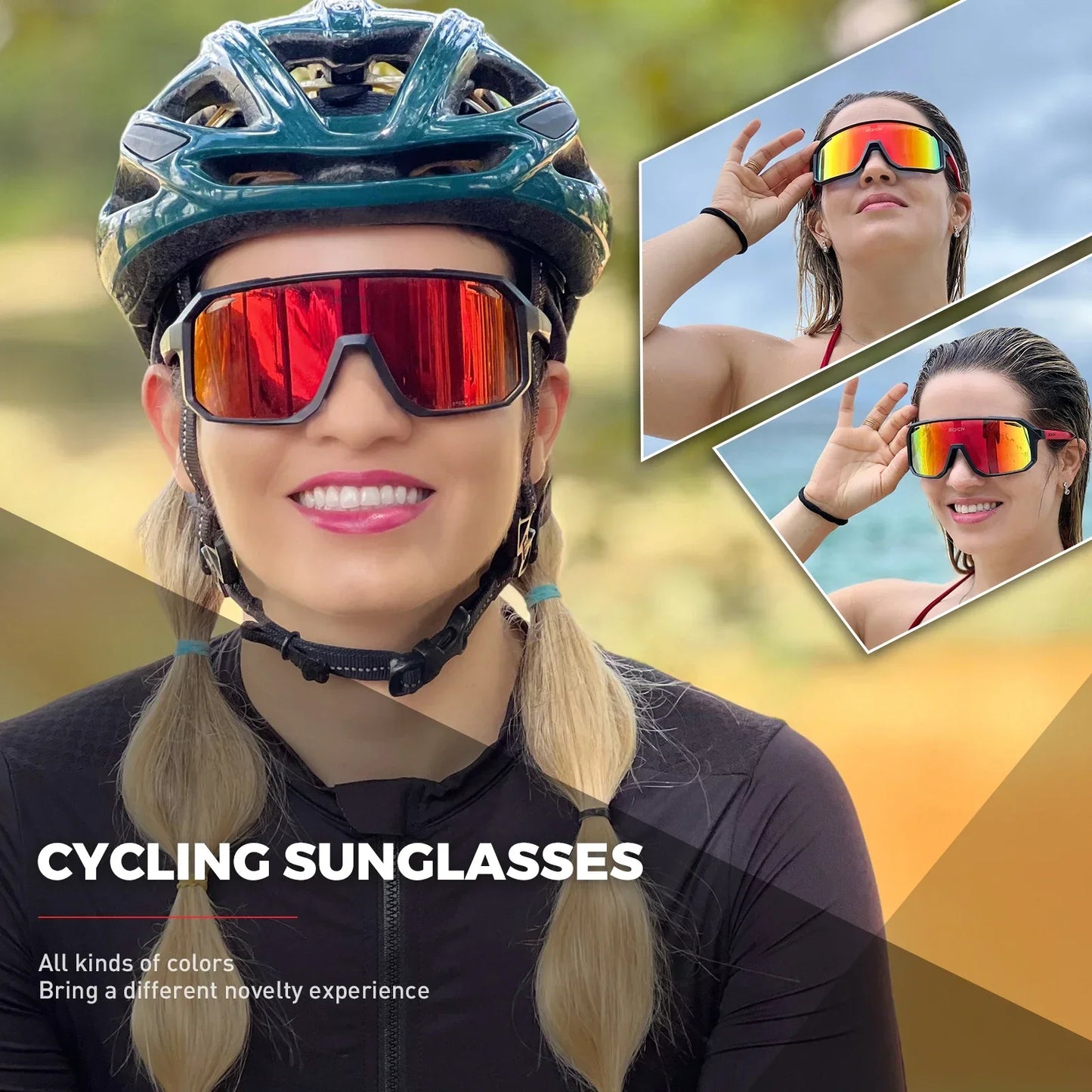 SCVCN UV400 Cycling Sports Sunglasses