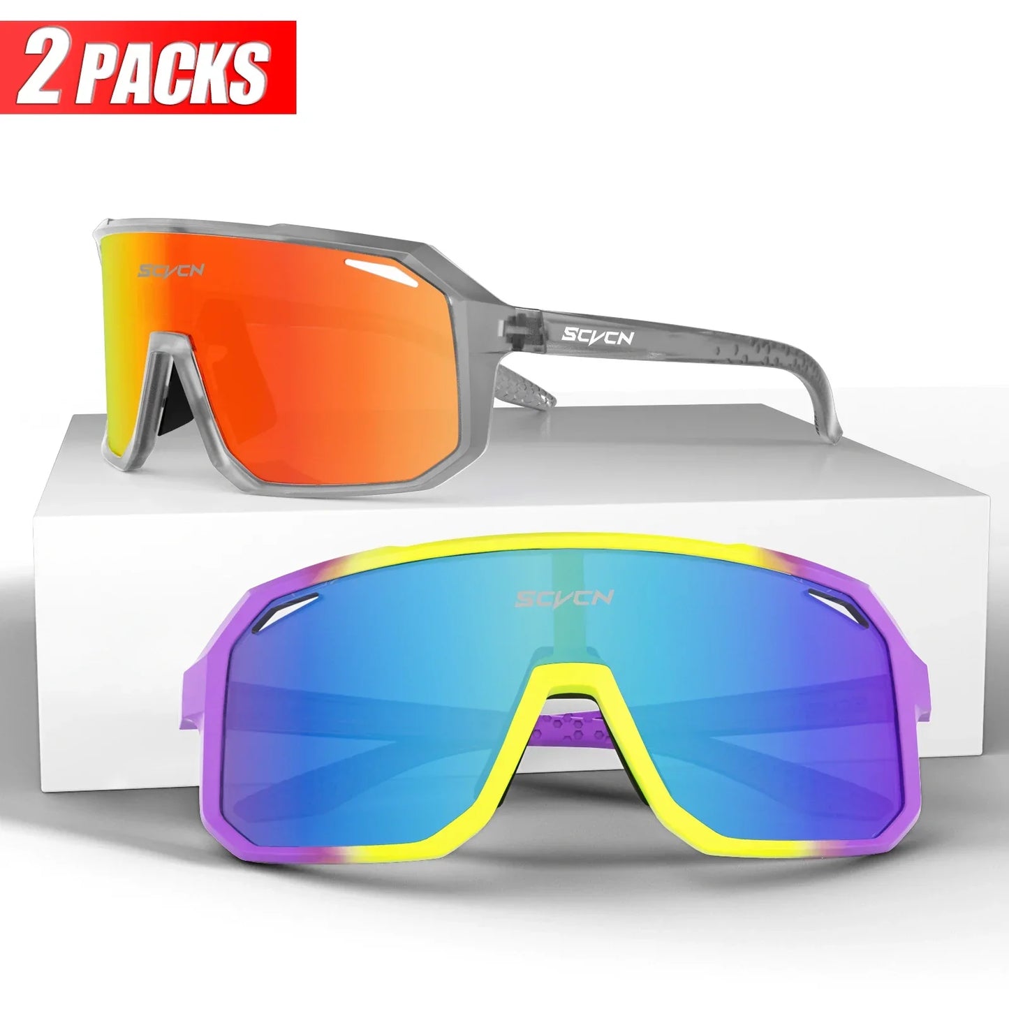 SCVCN UV400 Cycling Sports Sunglasses