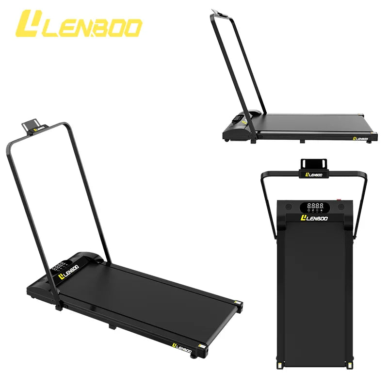 Snavya Foldable Electric Treadmill – Portable Home Walking & Running Pad with Remote Control, Handle & Incline Fitness Machine