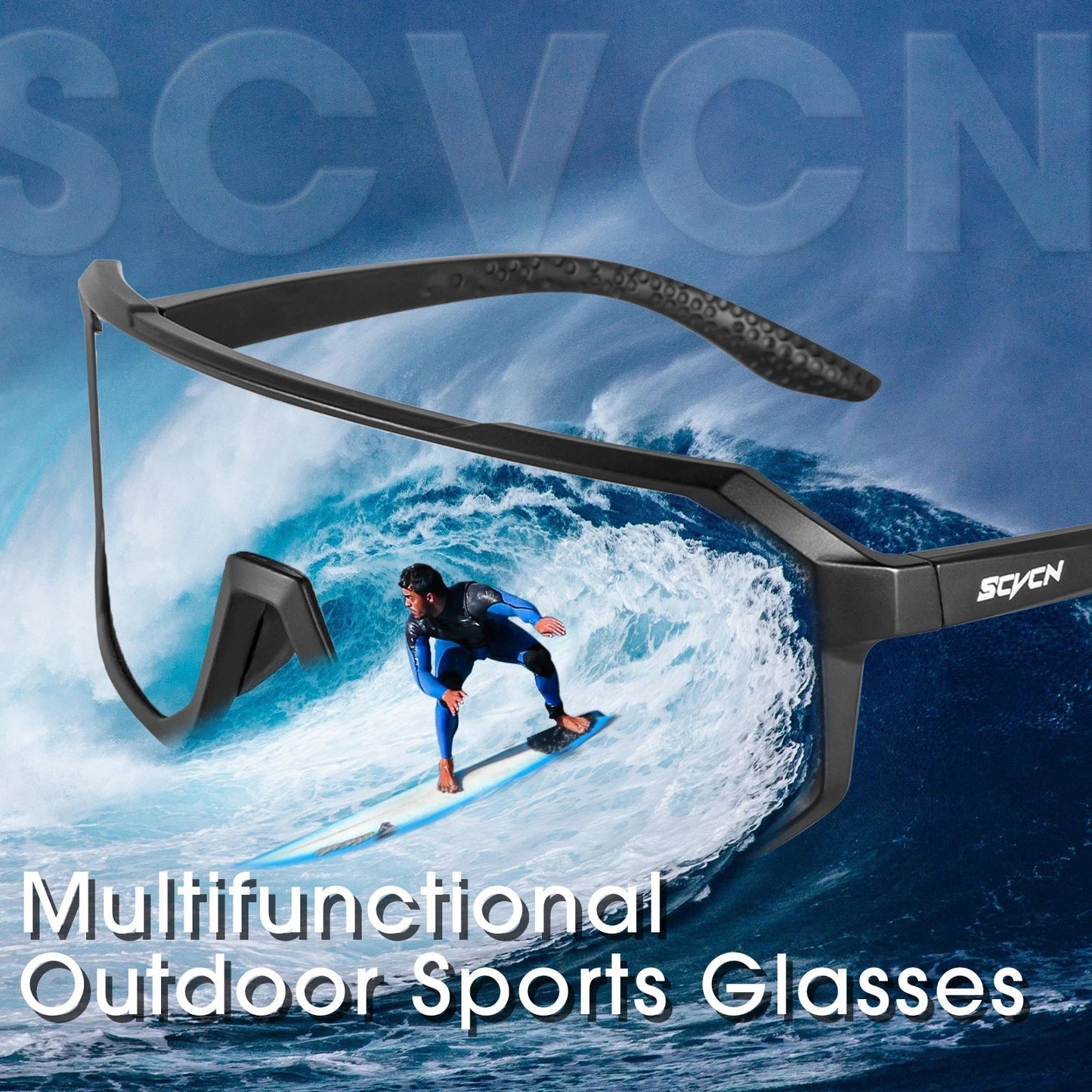 SCVCN Cycling UV400 Sports Sunglasses