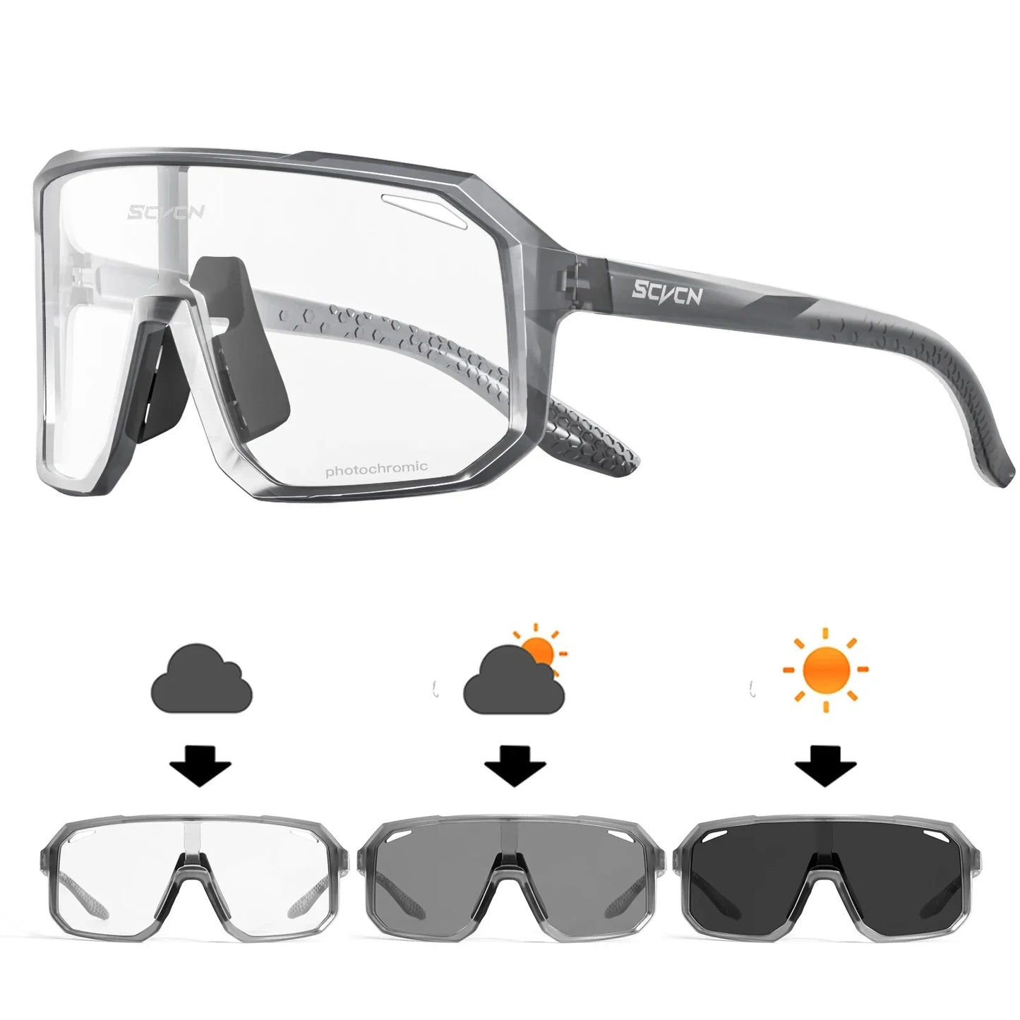 SCVCN Cycling UV400 Sports Sunglasses