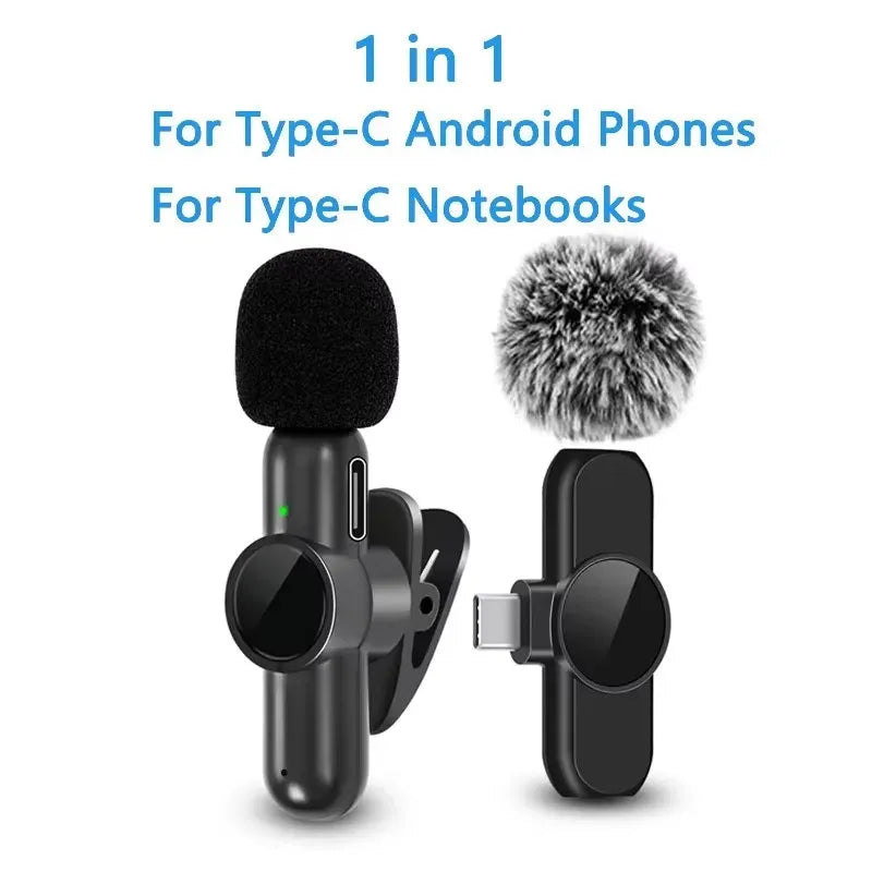 Wireless Lavalier Microphone Mini
