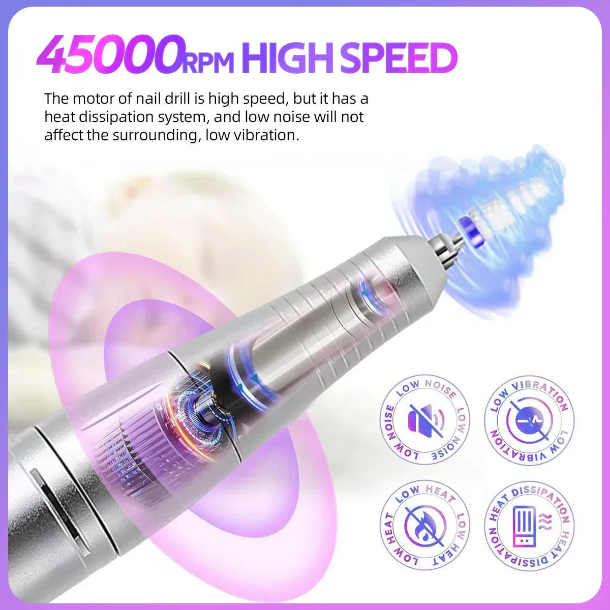Portable Electric Nail Drill Machine