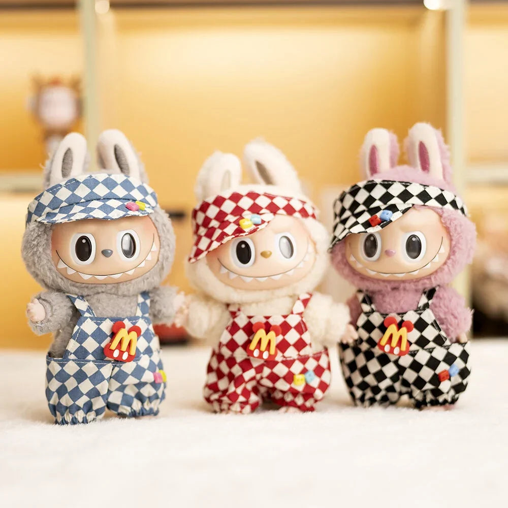 Yoocour Labubu Checkerboard Tennis Outfit