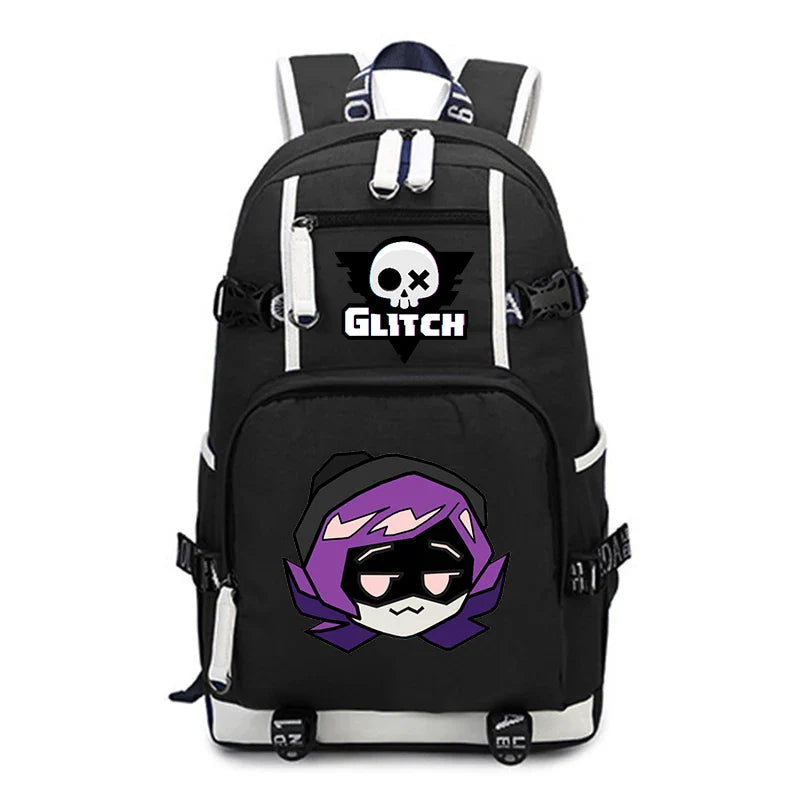 Anime Murder Drones Canvas Backpack