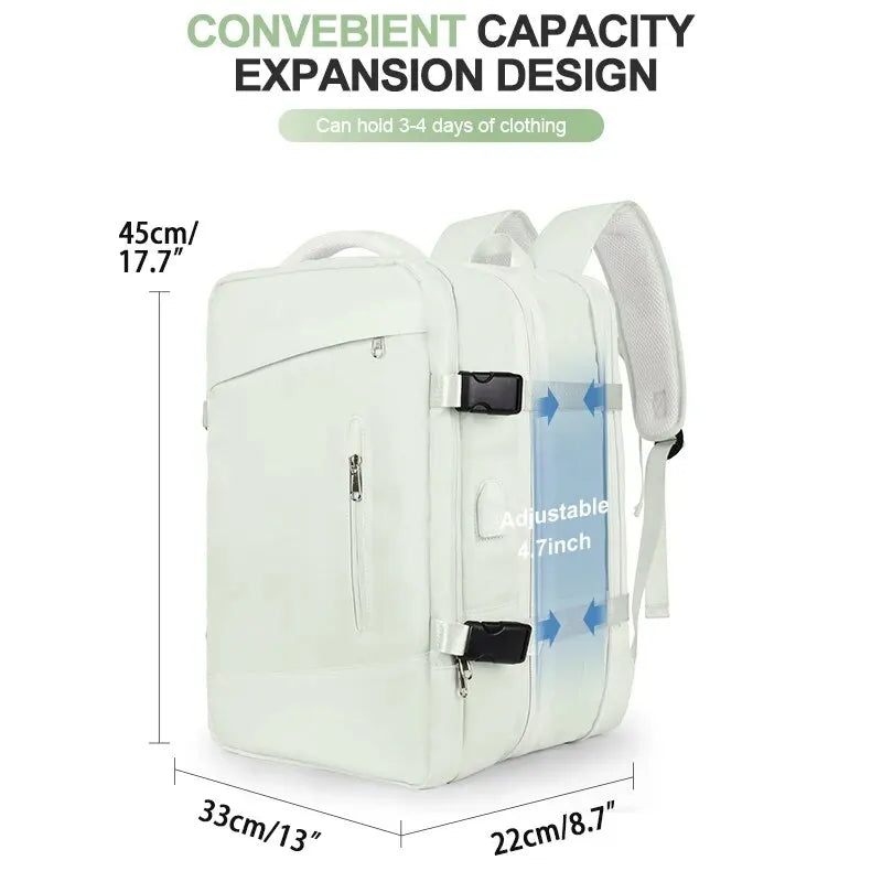 Likros Expandable Travel Laptop Backpack