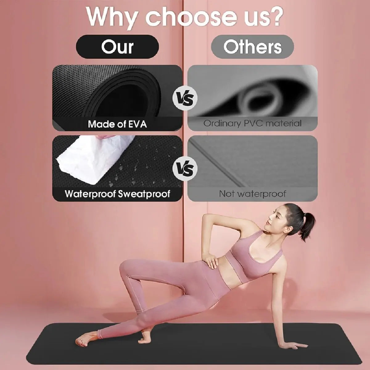 4MM Thick EVA Yoga Mat
