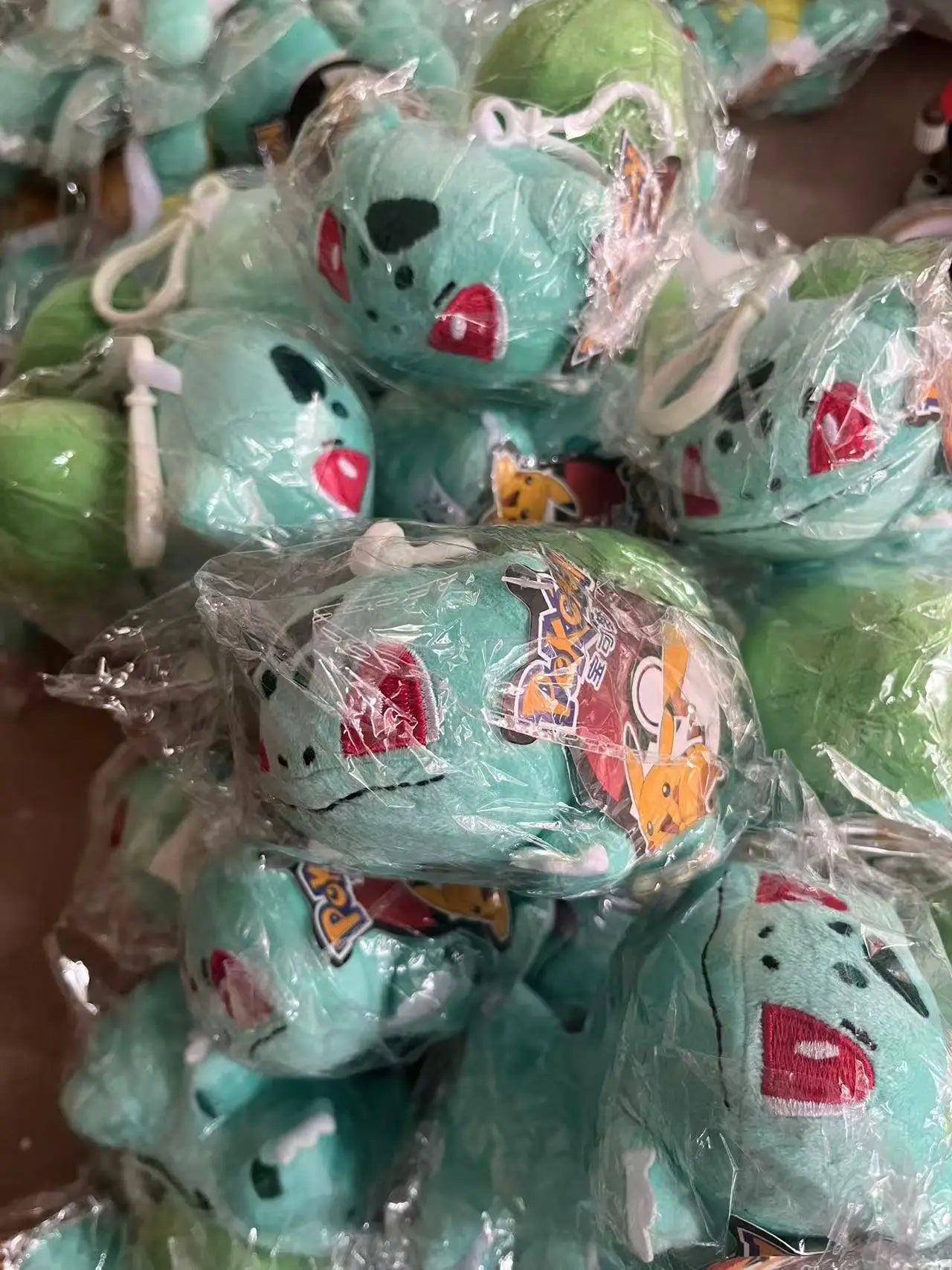 5pcs Pokémon Plush Keychain Set