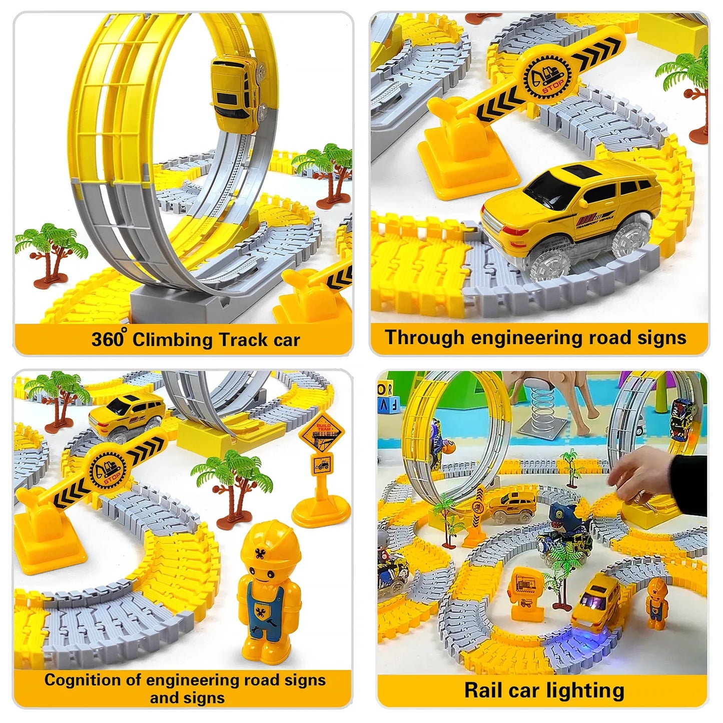 Children’s Electric Flexible Track Car