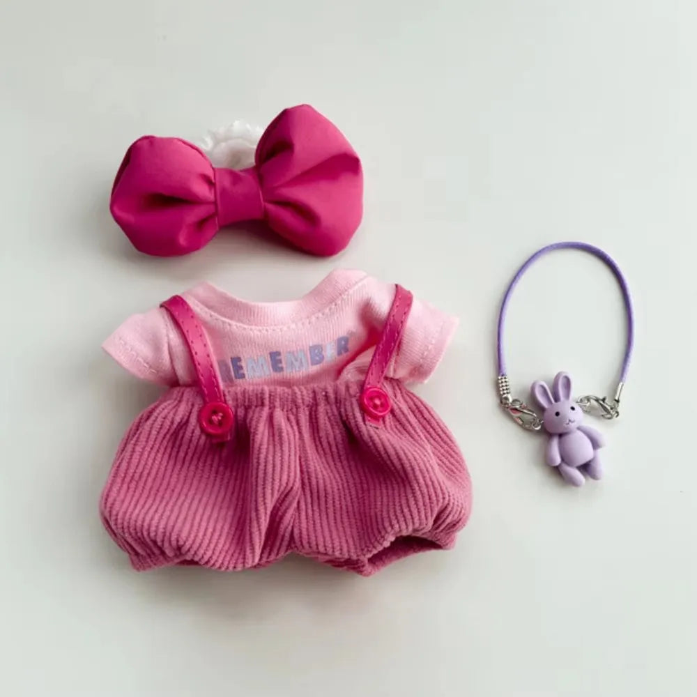 JUMEET Labubu Macaron Doll Outfit Set