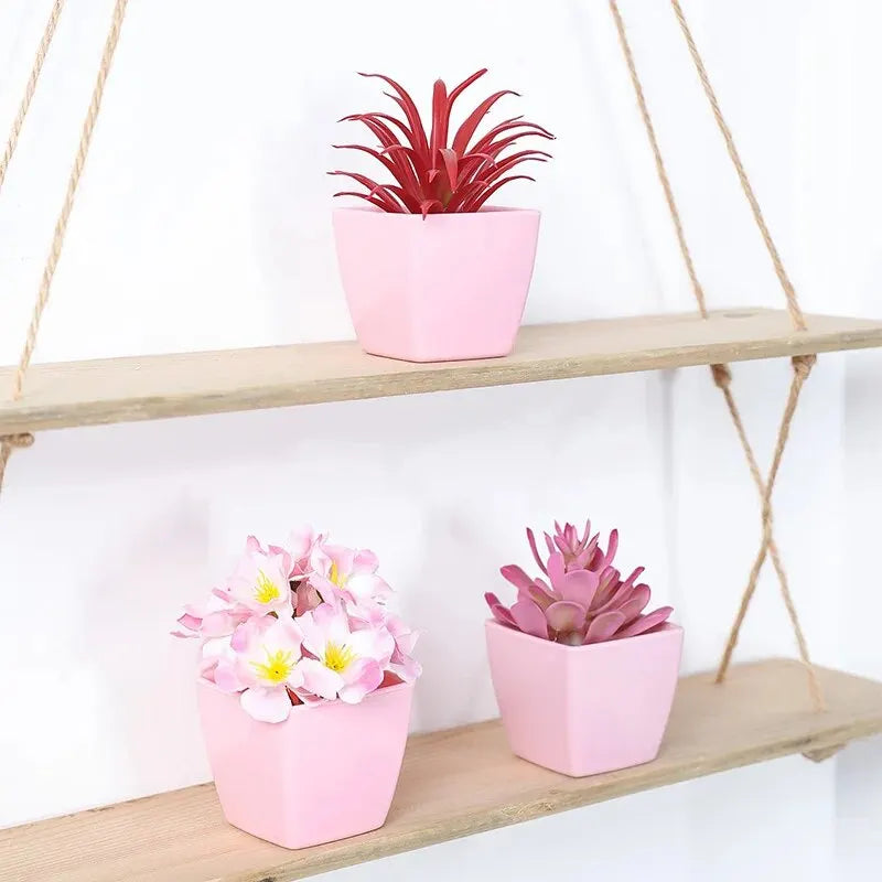 Year-Round Faux Potted Flowers
