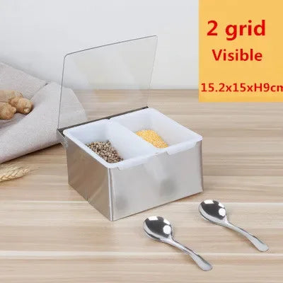 Stainless Steel Seasoning Box