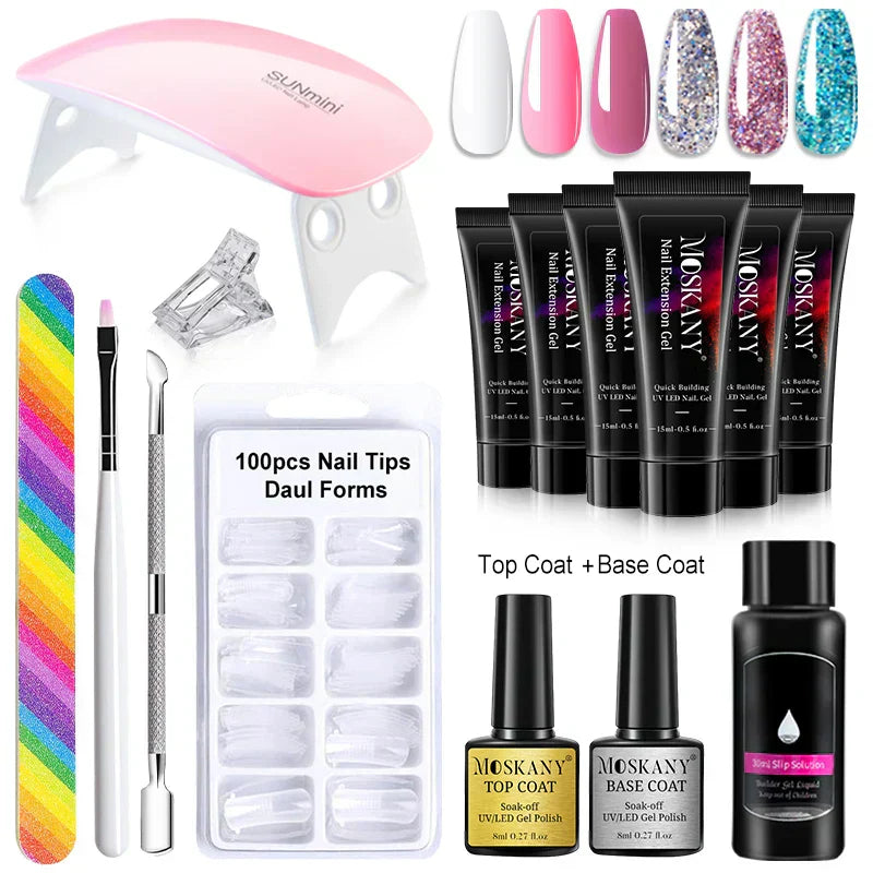 Poly Nail Gel Set Kit