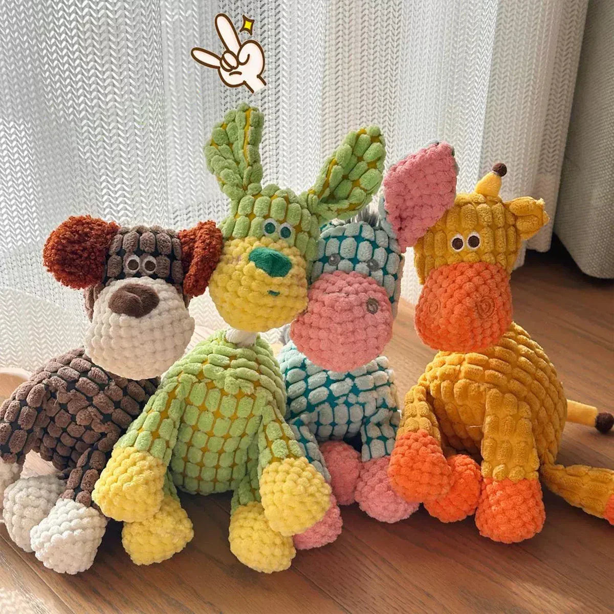 Cute Donkey Squeaky Dog Toy