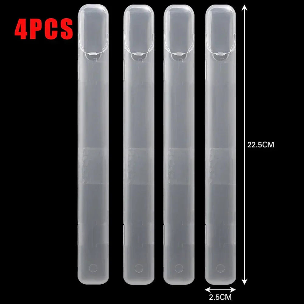 Portable Transparent Brush Storage Set