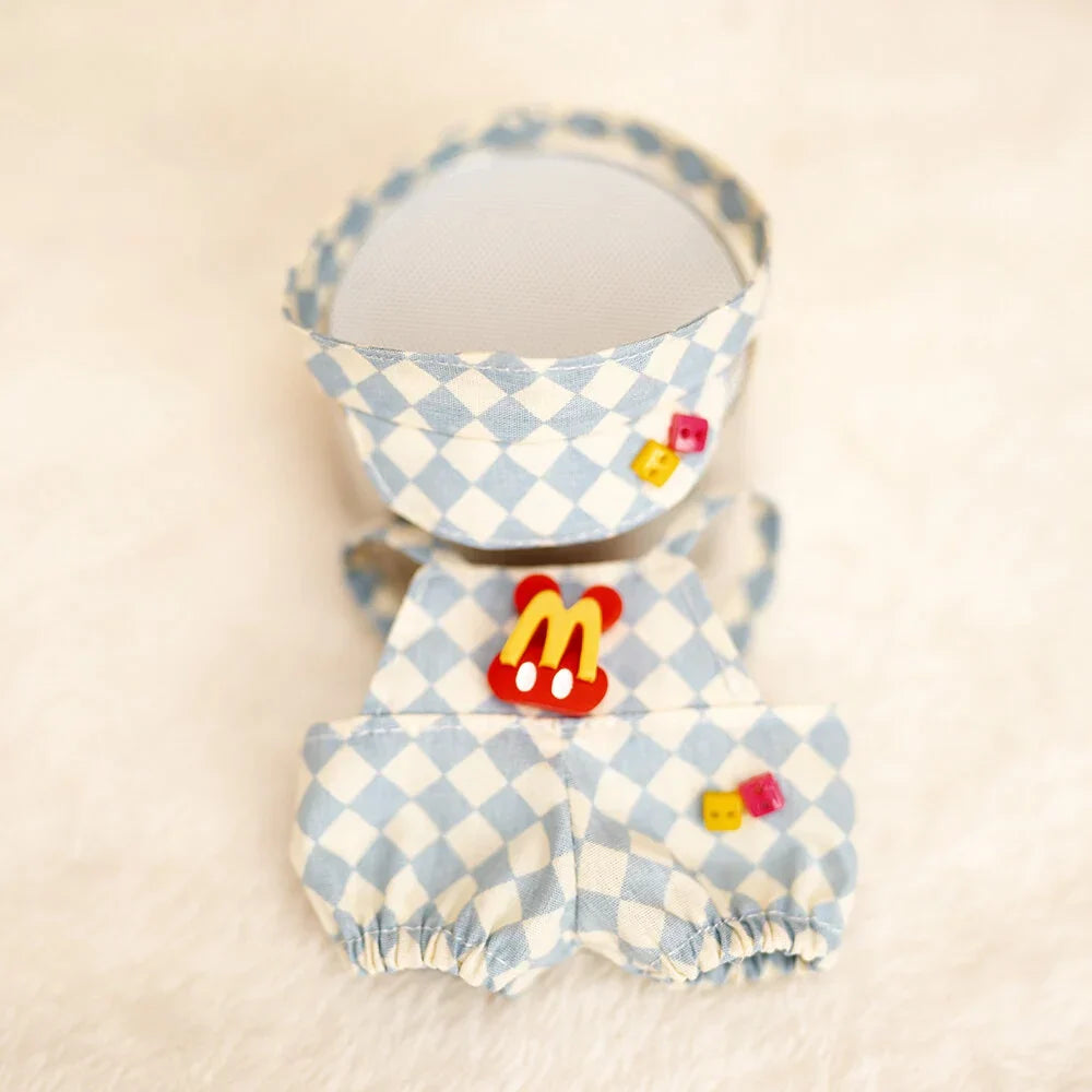 Yoocour Labubu Checkerboard Tennis Outfit