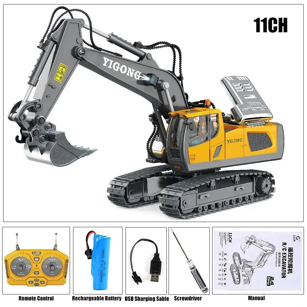 2.4G RC Excavator Dump Truck