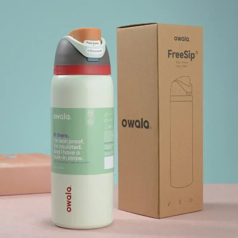 Owala FreeSip Grass Green Bottle