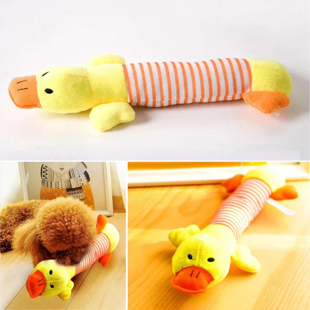 YOUSE Plush Animal Squeaky Pet Toy