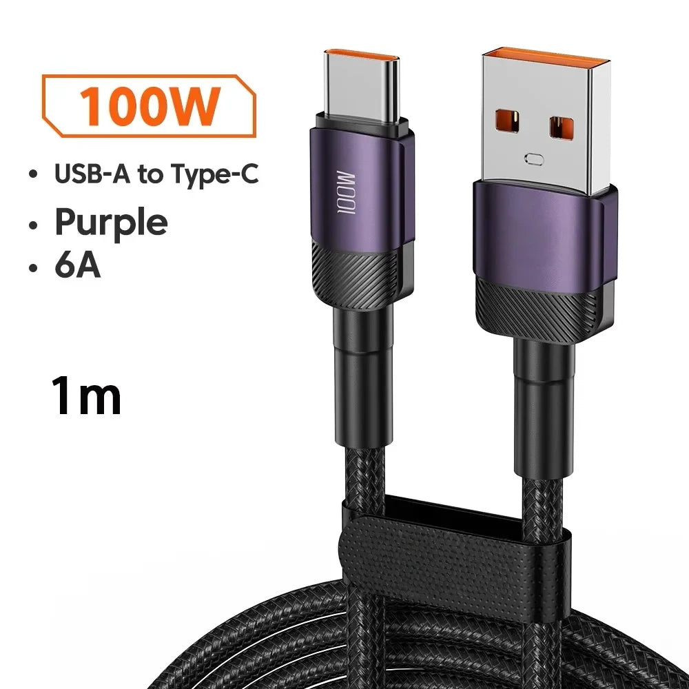 PD 100W USB Type C Cable