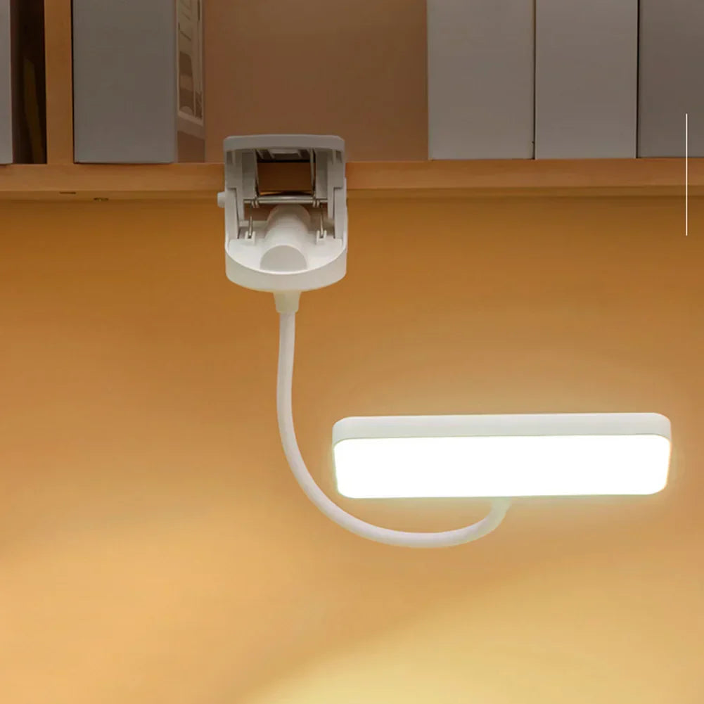 Bendable USB Clip Reading Lamp