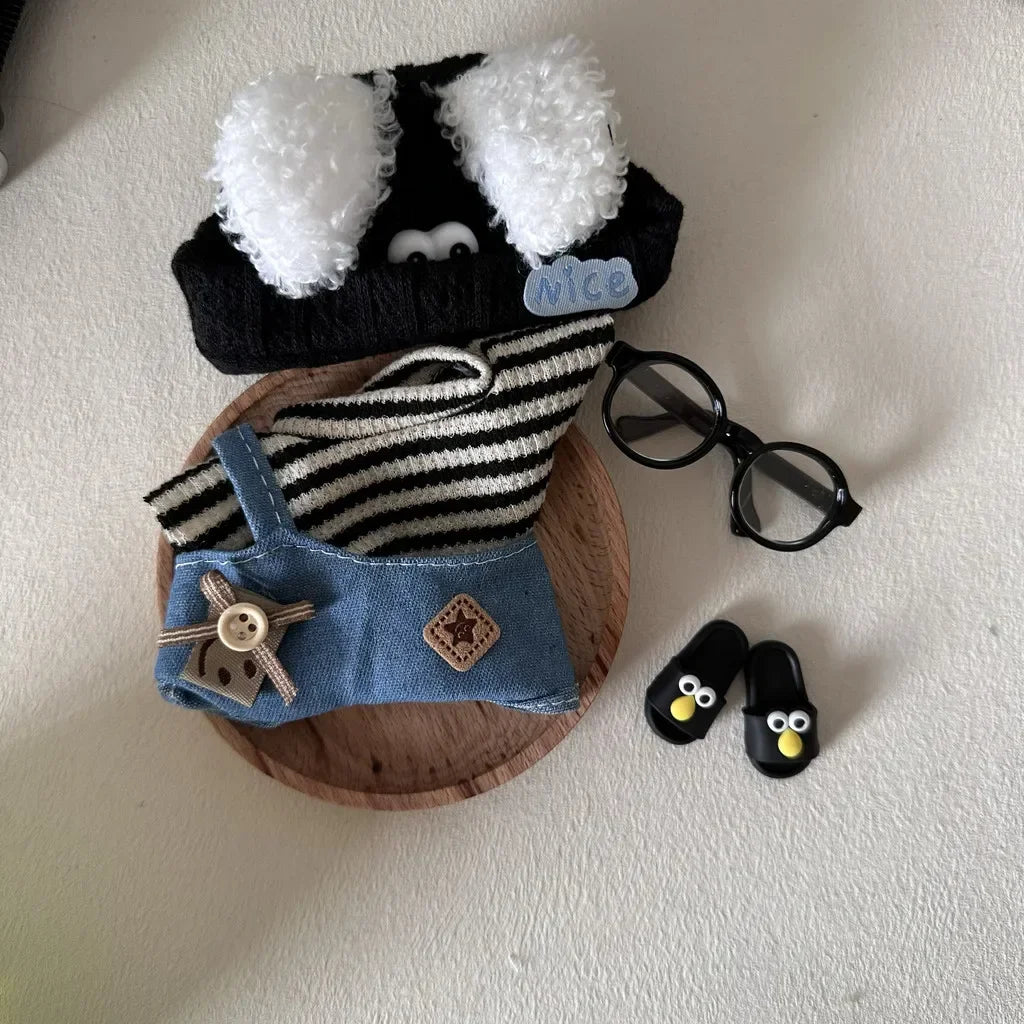 JUMEET Labubu Macaron Doll Outfit Set