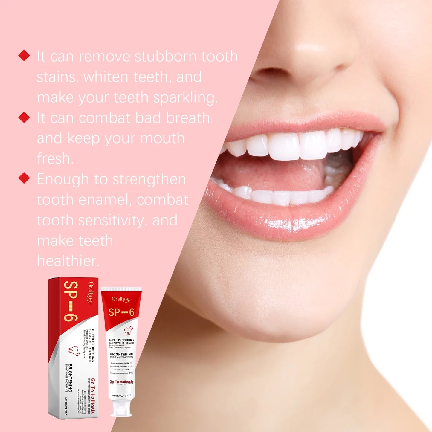 SP6 Probiotic Whitening Toothpaste
