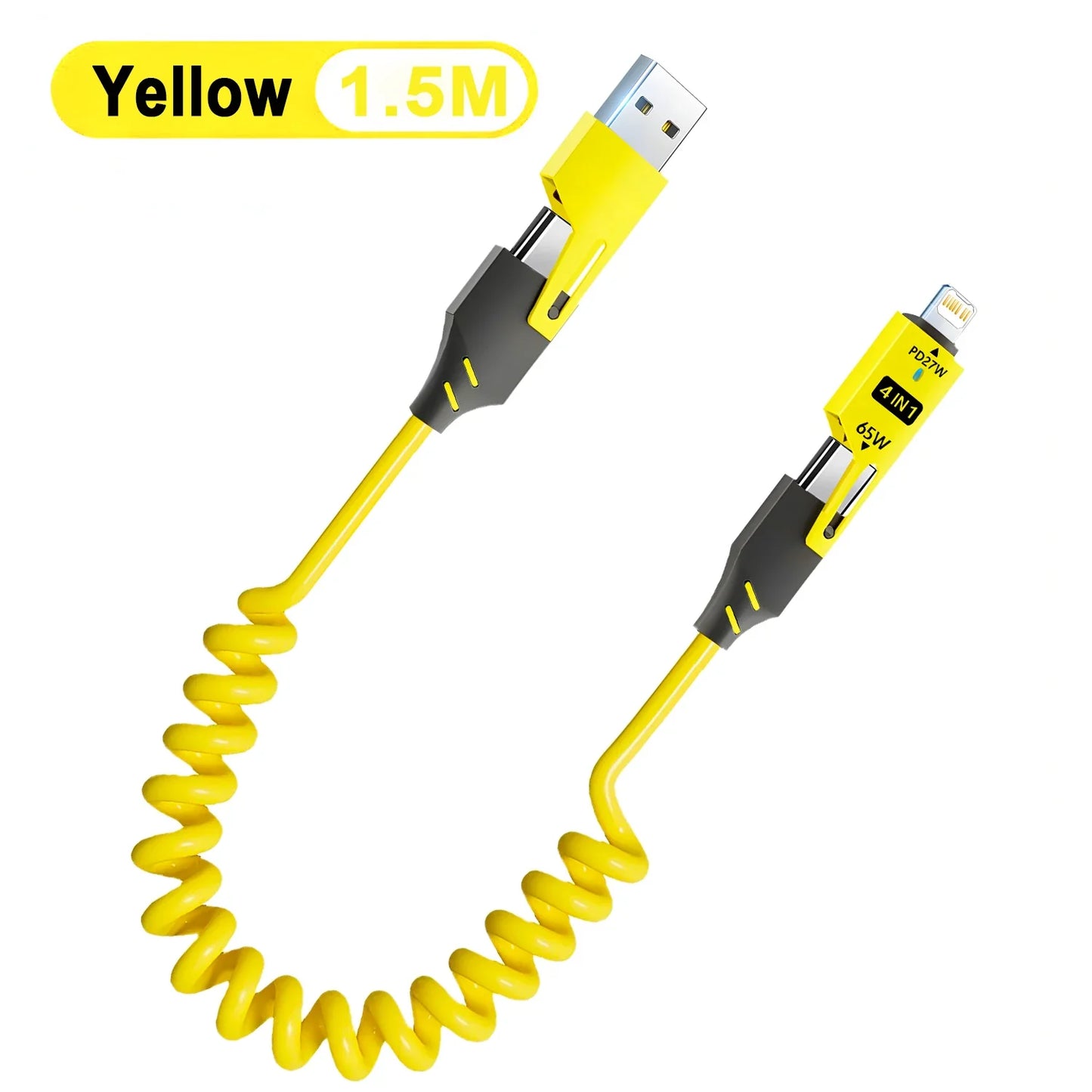 Zinc Alloy 4-in-1 USB-C Cable