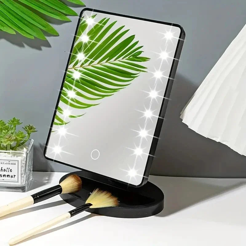 LED Rotating Touch Makeup Mirror