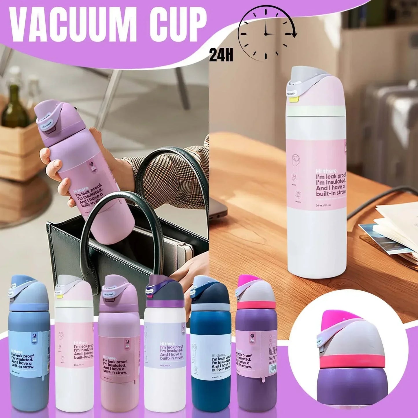 Owala Vacuum Sports Water Bottle