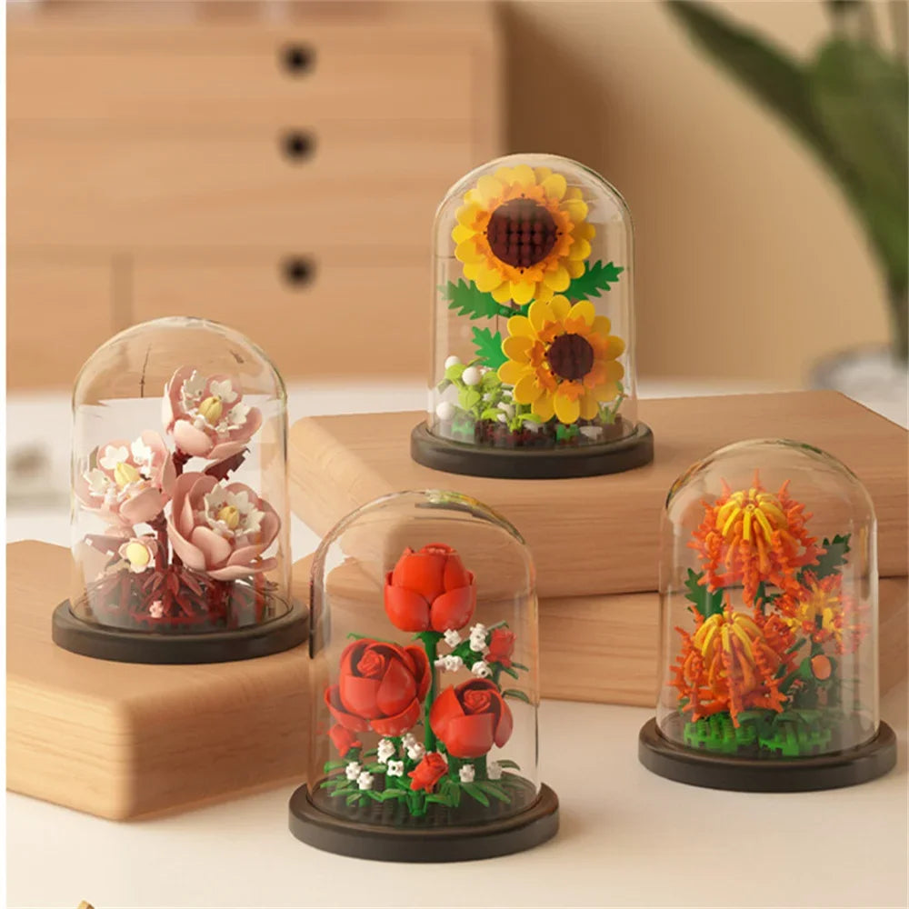 Eternal Flower Building Block Set