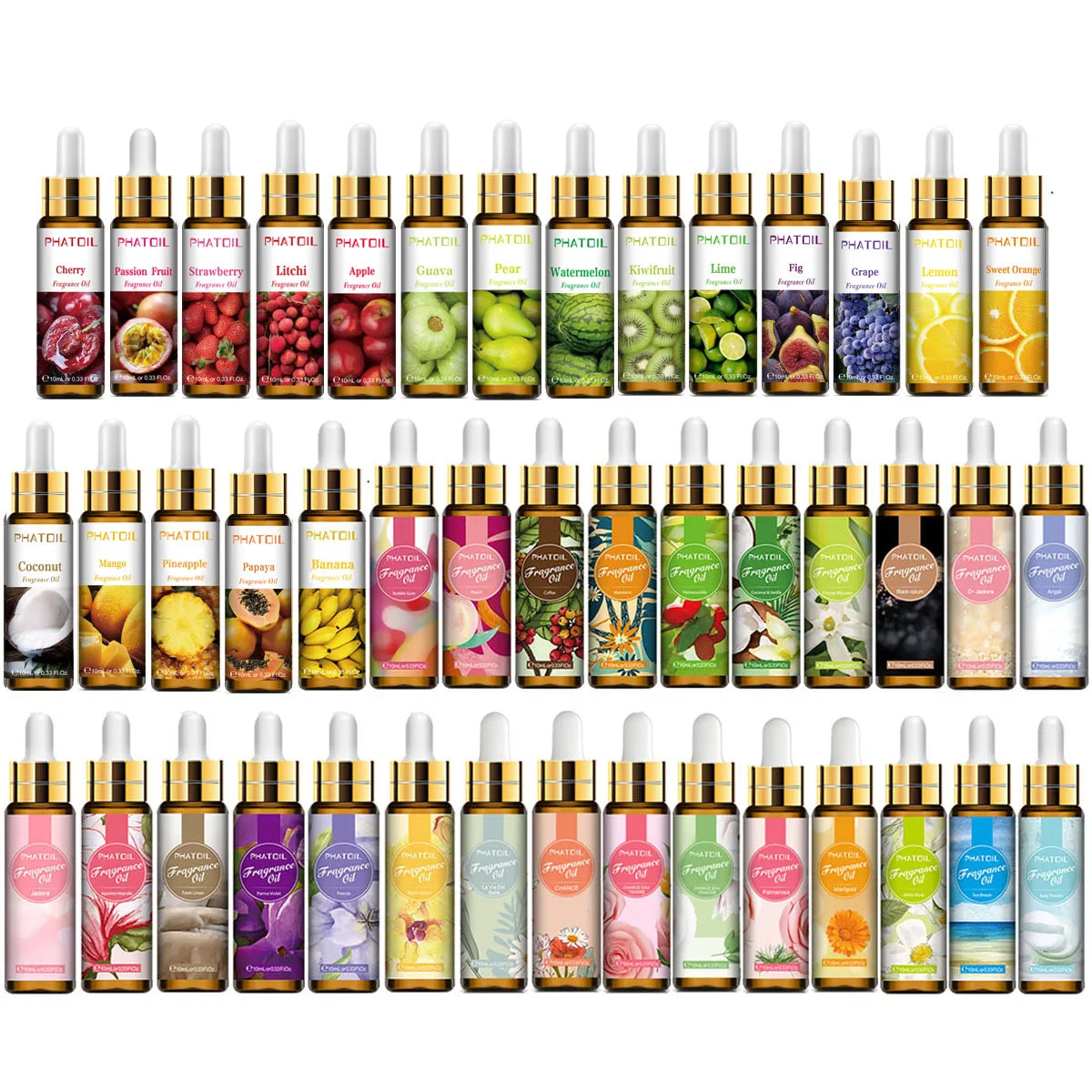 Unisex PHATOIL 10ml Coffee & Vanilla Fragrance Oil