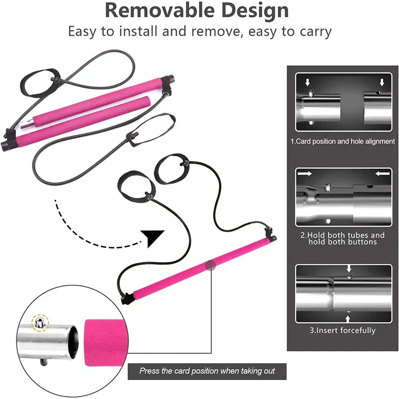 LINGPENG Multifunctional Pilates Fitness Bar