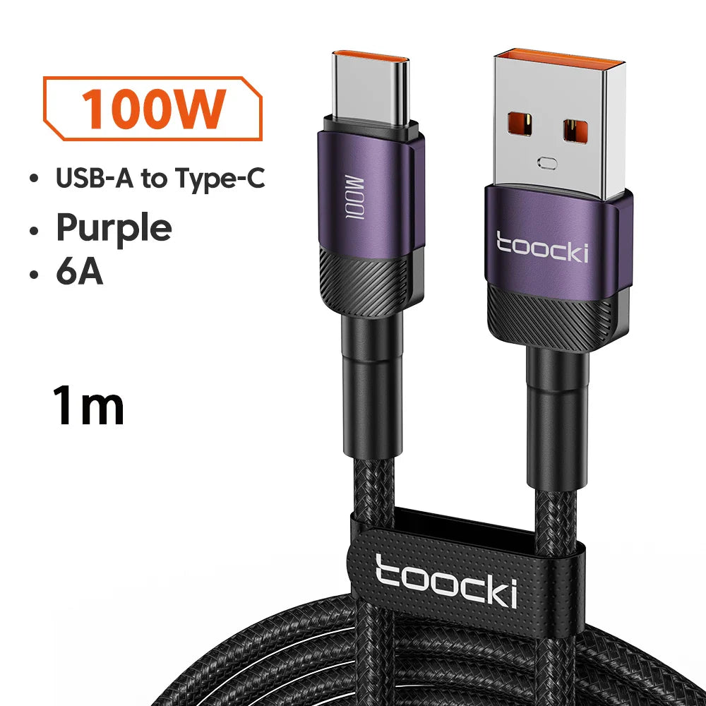 Toocki 100W Fast Charging Cable