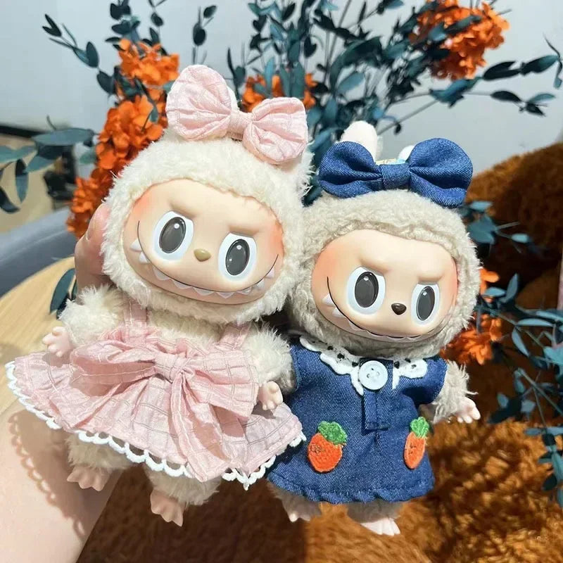 17cm Labubu Hoodie Outfit