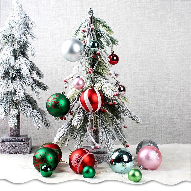 44pcs Christmas Ball Ornaments Set