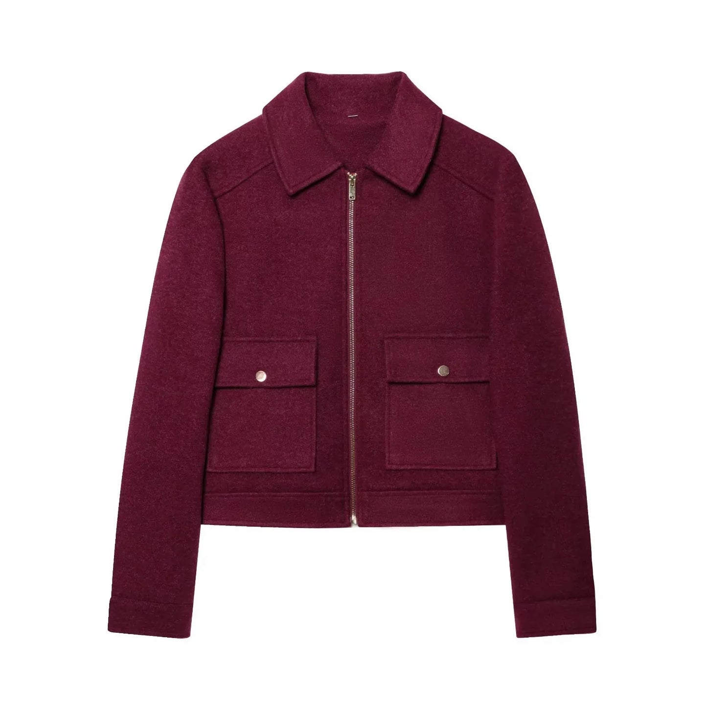 Elegant Women's Winter Zipper Jacket