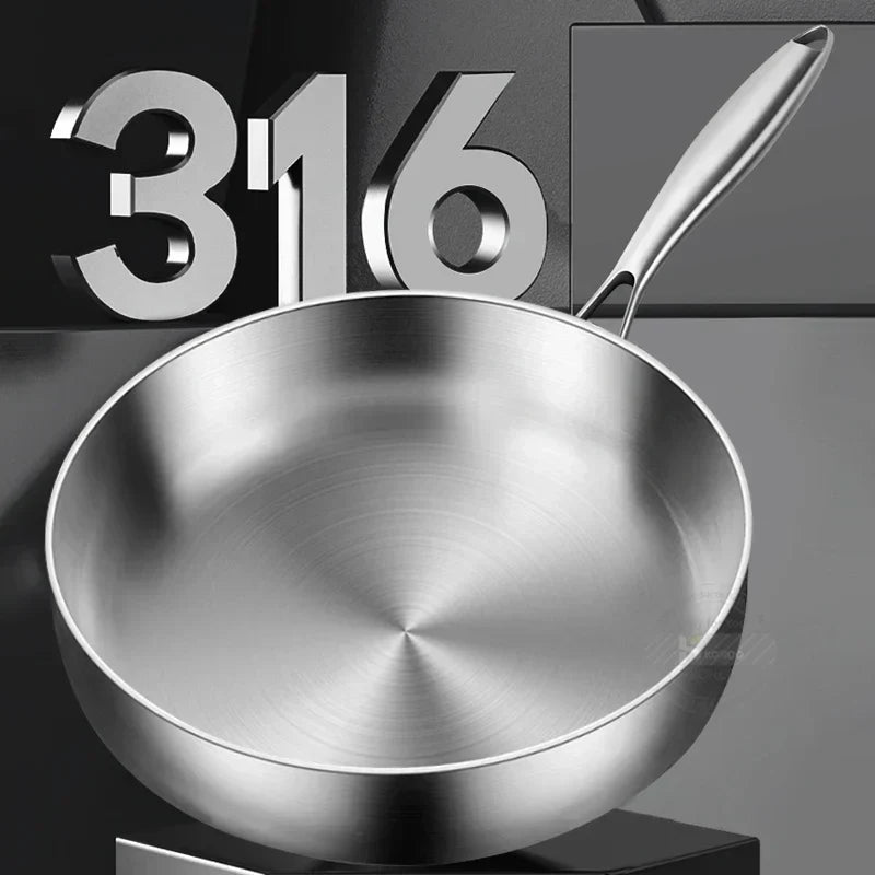 Steel Frying Pan for Steak