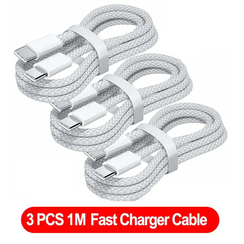 3PCS 100W USB C Cables