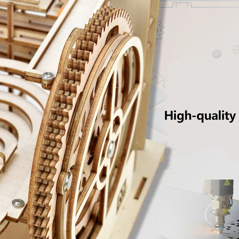 3D Wooden Puzzle Marble Kit