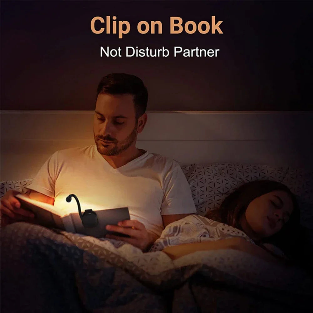 Pzsunly Portable USB LED Book Light