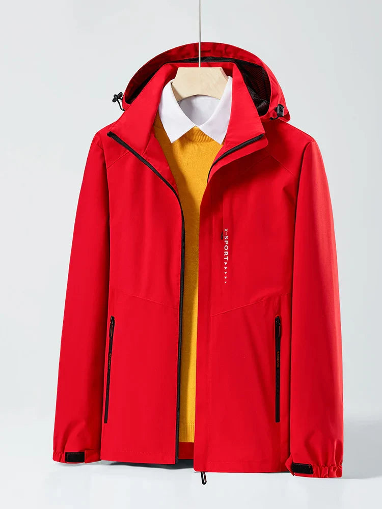 Unisex Waterproof Hooded Windbreaker