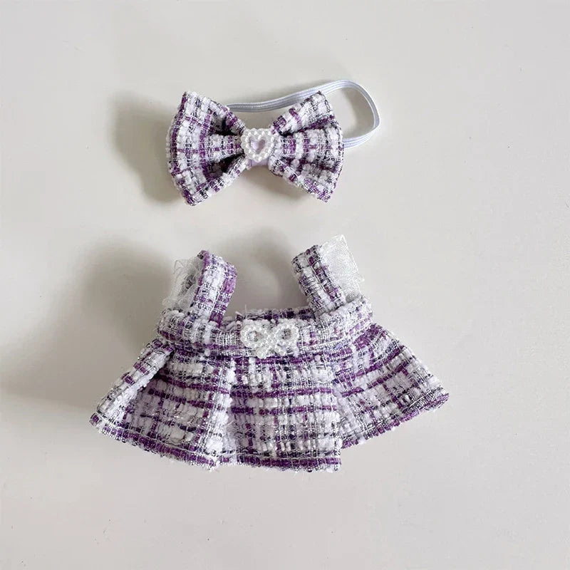 ZTOYL Labubu Pink Princess Dress Set