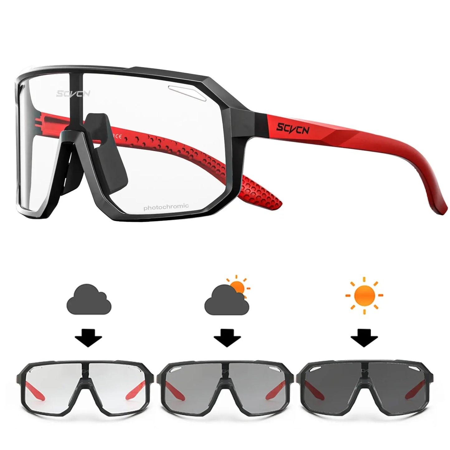 SCVCN Cycling UV400 Sports Sunglasses