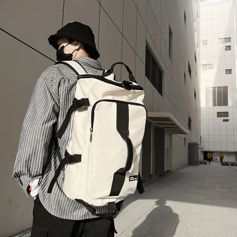 Men’s Waterproof Travel Duffle Backpack