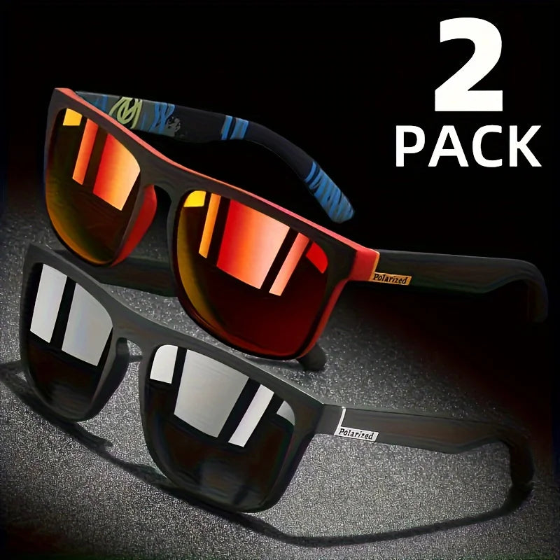 Square Polarized Anti Glare Sunglasses