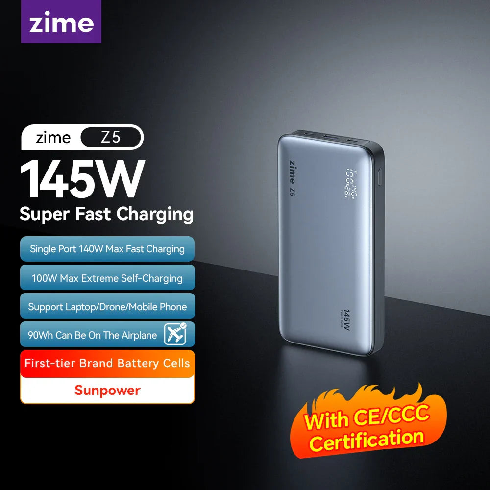 ZIME Z5 145W PowerBank