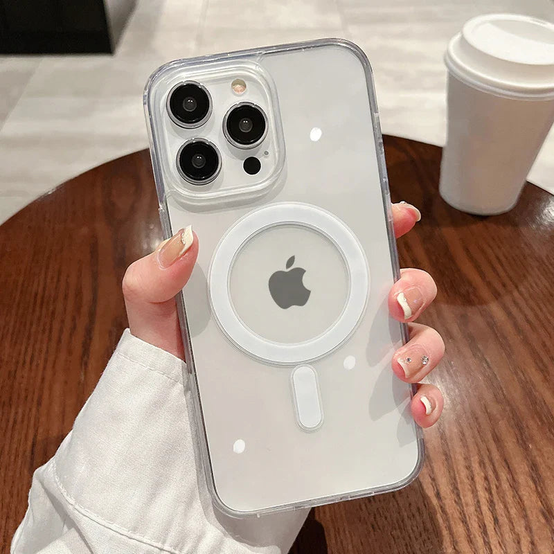 MagSafe Transparent Wireless Charging Case
