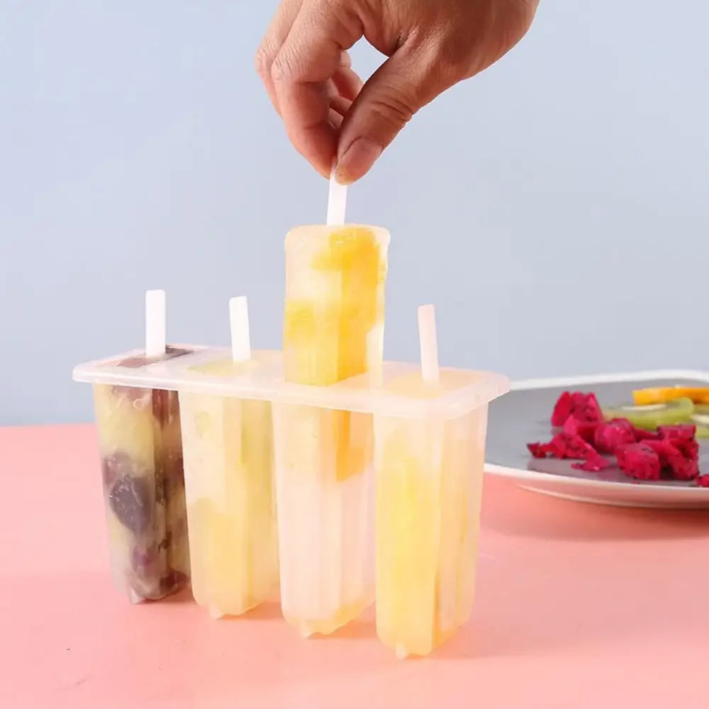4-Link Silicone Popsicle Mold